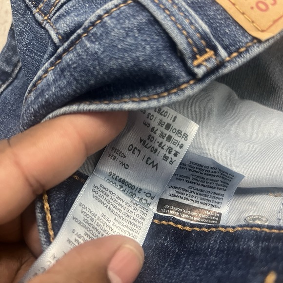 Levi's Blue Flare & Wide Leg Jeans - Picture 5 of 10